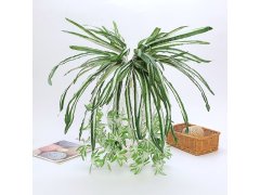 (image for) 3Pcs x 5 Heads Artificial Bracketplant Chlorophytum Orchids Wall