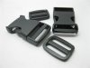 100Sets Black Side Release Buckle for 25mm Webbing