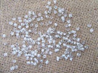 490Grams White Round Glass Seed Beads 2-5mm