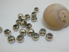 (image for) 450Pcs New Barrel Pony Beads 10x9mm