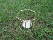 1Pc Minimalist Creative Gold Hexagon Tealight Candle Holder (image for) 1Pc Minimalist Creative Gold Hexagon Tealight Candle Holder
