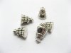50 Silver Charms Fit European Beads ac-sp444