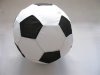 1X Inflatable Beach Garden Football Soccer Ball Black White