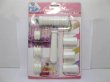 (image for) 1Set Fondant Cake Cookies Flour Sugar Ribbon Cutter Embosser Too