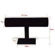 1Pc Black Velvet T-BAR Bracelet Jewelry Display Racks (image for) 1Pc Black Velvet T-BAR Bracelet Jewelry Display Racks