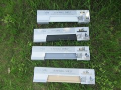 (image for) 1Pc 18in Modern Floating Wall Shelf Set DIY Mount Storage Book