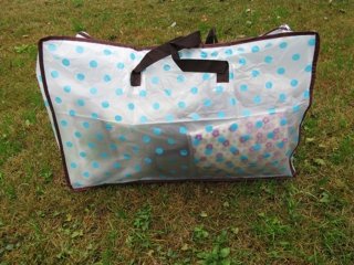5Pcs Blue Storage Bag Home Packing Organiser Travel Moving Bag