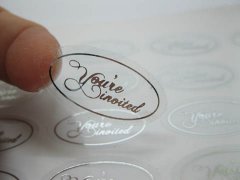 500X Silver You're Invited Envelope Sticker Seals Wedding Invite