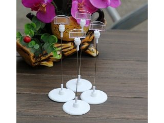 50Pcs Table Number Picture Name Seat Card Holder Wedding Party