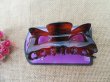 (image for) 1Pc Shiny Brown Hair Clips Hair Clamps Hair Accessories