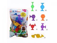 2Packs x 11Pcs Mini Shapes Suction Toys Build 'N Pop Interactive 2Packs x 11Pcs Mini Shapes Suction Toys Build 'N Pop Interactive