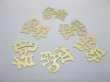 3600Pcs Golden "It's A Girl" Baby Shower Party Table Confetti (image for) 3600Pcs Golden "It's A Girl" Baby Shower Party Table Confetti
