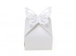 50X Shiny White Butterfly Wedding Favor Candy Gifts Boxes