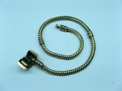 4Pcs Bronze Plated European Bracelet 19cm