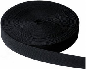 3Rolls X 17 Meters Black Sewing Elastic 1.5cm