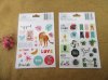 10Packs x 2Sheets Decorative Stickers Scrap Booking Art Supplies