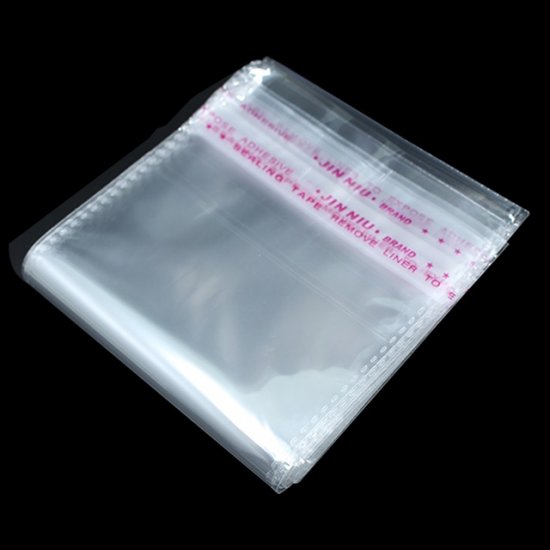 1000 Clear Self-Adhesive Seal Plastic Bag 35x16cm - Click Image to Close