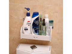 (image for) 1Pc Vintage Wall Mounted Multi-Purpose Rack Holder Shelf Bathroo