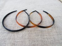 20Pcs Plain Hairband Headband Hair Base 10mm Wide Assorted