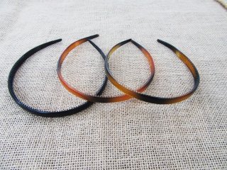1Pc Plain Hairband Headband Hair Base 10mm Wide New