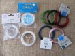 (image for) 12Sheets Nylon Thread Cord Copper Wire for Jewellery Making