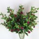 6Pcs Camellia Artificial Flower Home Decoration - Dark Red