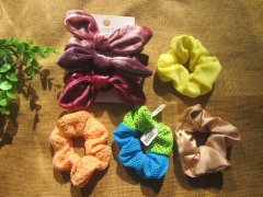 (image for) 1Pkt Various Design Hair Ties Bands Elastic Scrunchies