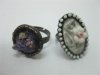 24X Shabby Style Rings Mixed Colour ri-m-ch37