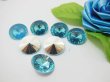 (image for) 200 Diamond Confetti 18mm Wedding Party Table Scatter - Blue