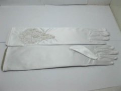 1Pair Wedding Dress Embroidery Bridal Gloves 38cm 1Pair Wedding Dress Embroidery Bridal Gloves 38cm