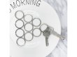 (image for) 100 Nickel Plated Split Ring Split Key Rings 25mm