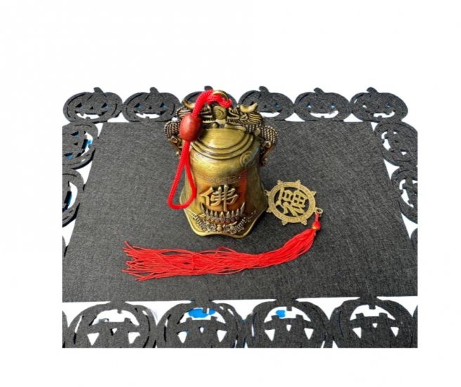 1X New Feng shui Prosperity Guan Yin Bell Red Tassel - Click Image to Close