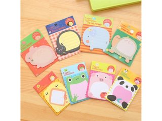 80 Carton Animal Design Memo Pads Notebooks Assorted