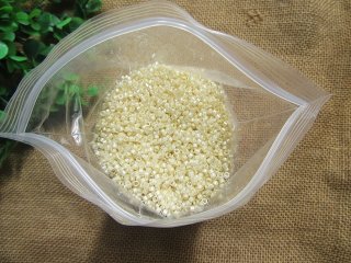 450g Ivory Tube Glass Bugle Seed Beads 2mm (image for) 450g Ivory Tube Glass Bugle Seed Beads 2mm