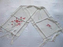 10 New Traditional Lady's Silk Scarves with Tassels 10 New Traditional Lady's Silk Scarves with Tassels