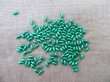 250g (1180Pcs) Green Faux Rice Simulate Pearl Beads Loose Beads
