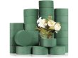 4Pcs Wet Floral Foam Round Brick Flower Arrangement 8cm (image for) 4Pcs Wet Floral Foam Round Brick Flower Arrangement 8cm