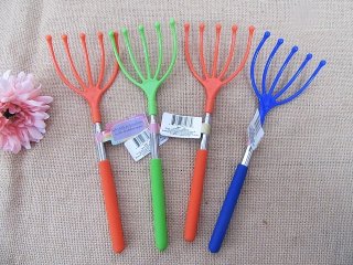 (image for) 24Pcs Palm Shape Adjustable Length Scratch Back Tool Mixed Color