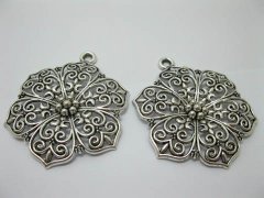 10 New Tibetan Style Flower Beads Pendants