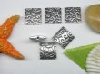 (image for) 20pcs Metal Square Beads yw-ac-mb39