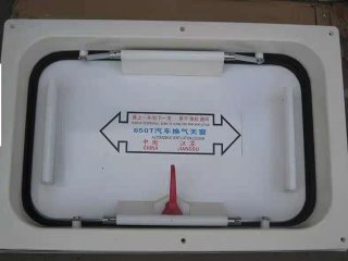 1X Horse Float Roof Large White Pop Up Push Roof Air Vent Traile