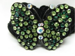 (image for) 1Pc Chic Designer Hair Clips,Rhinestone Floral Clip