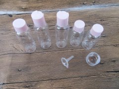 (image for) 4Set 7in1 Empty Comestic Spray Bottle Refilled Bottle w/Bag