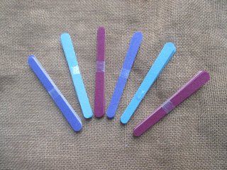 (image for) 12Bundle x 6Pcs Slim Nail Files Nail Buffer Tool Wholesale