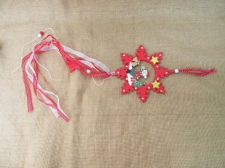 6Pcs Door Hanging Pendant Ornaments Christmas Party Decoration (image for) 6Pcs Door Hanging Pendant Ornaments Christmas Party Decoration
