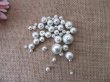 250gram White Round Simulate Pearl Beads Jewelry Making Various (image for) 250gram White Round Simulate Pearl Beads Jewelry Making Various