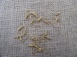 (image for) 50Pkts X 20Pcs Golden Plated Ear Wire Hooks W/Bead Coil 20x20mm