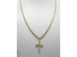 (image for) 12 Golden Plated Necklace with Cross Pendant