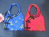 6Pcs Oriental Chinese Dress Style Silk Hand Bag Purse