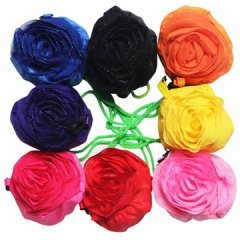 10X Roses Foldable Shopping Shoulder Bags Mixed Color